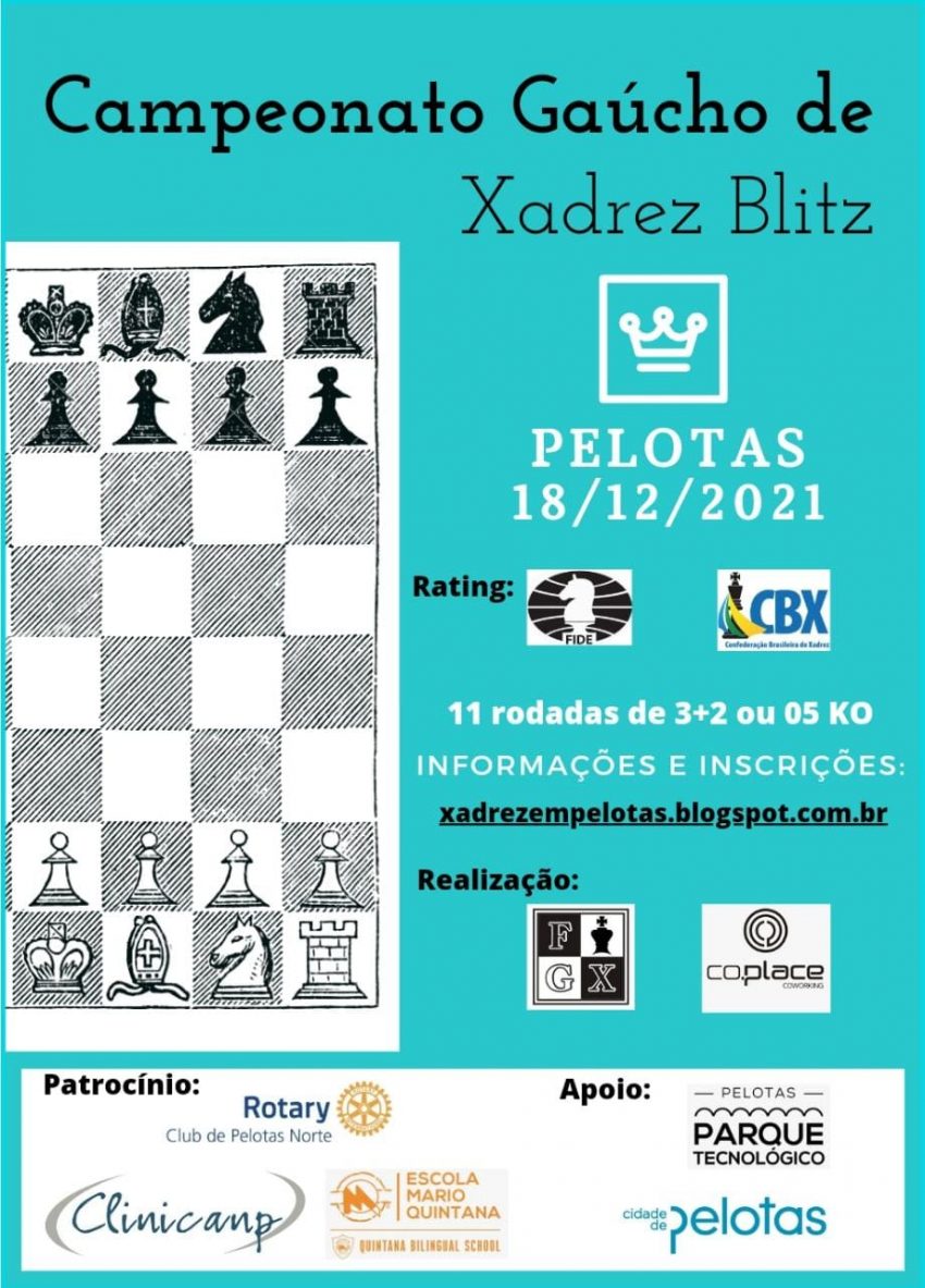 METRÓPOLE XADREZ CLUBE - FUNDADO EM 1937: setembro 2022