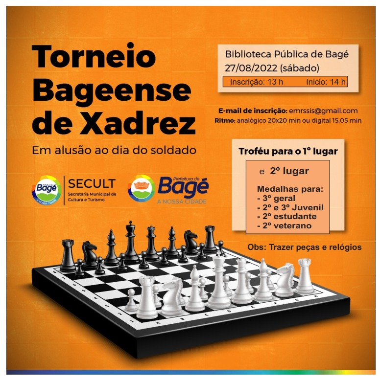 Torneio Bageense de Xadrez – Federação Gaúcha de Xadrez